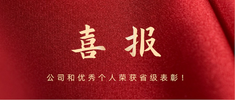 喜報(bào) | 公司和優(yōu)秀個(gè)人榮獲省級(jí)表彰！
